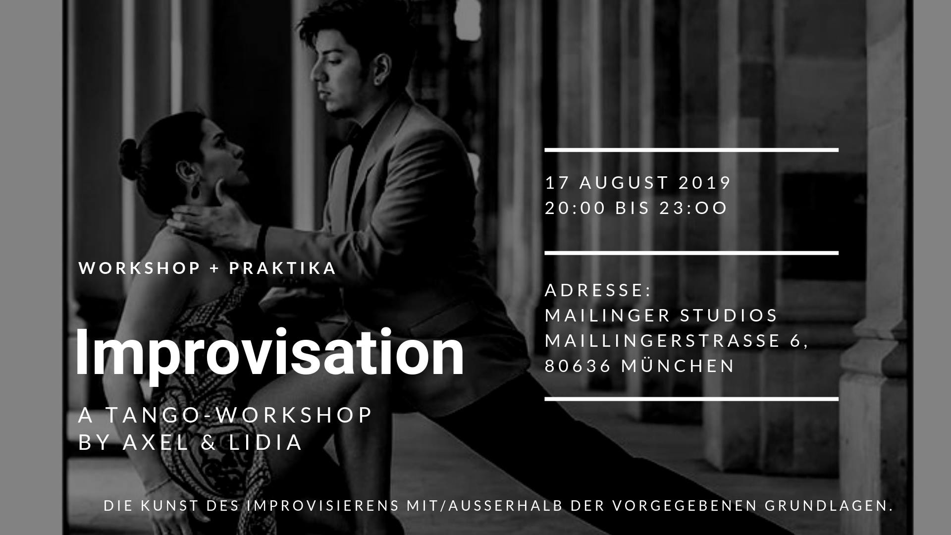 Improvisation brechen der Struktur Workshop + Praktika