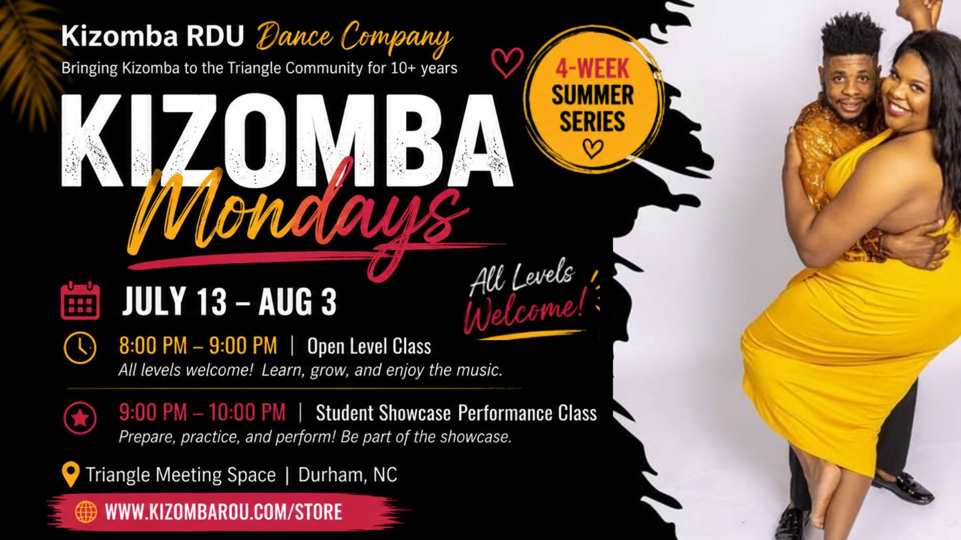 Kizomba Class (4-Weeks)
