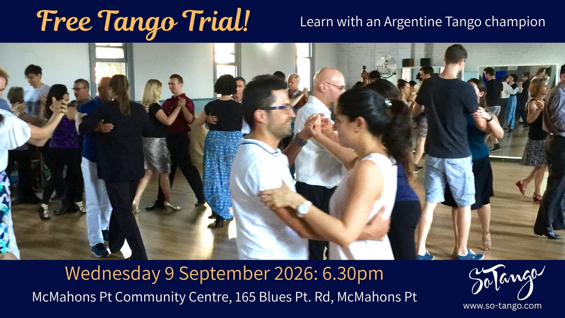 FREE Tango Trial Sep 9 - North Sydney