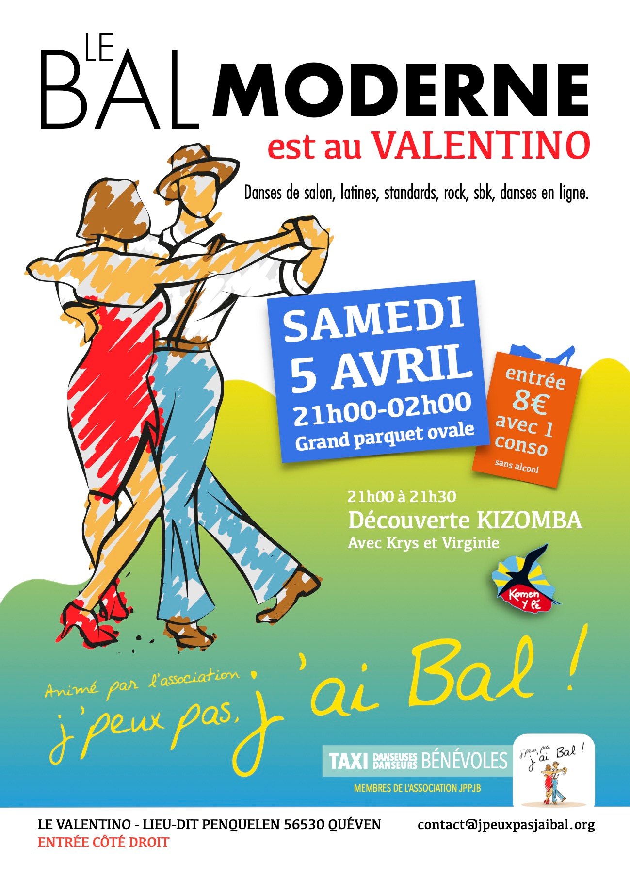 Bal Moderne au Valentino, découverte KIZOMBA