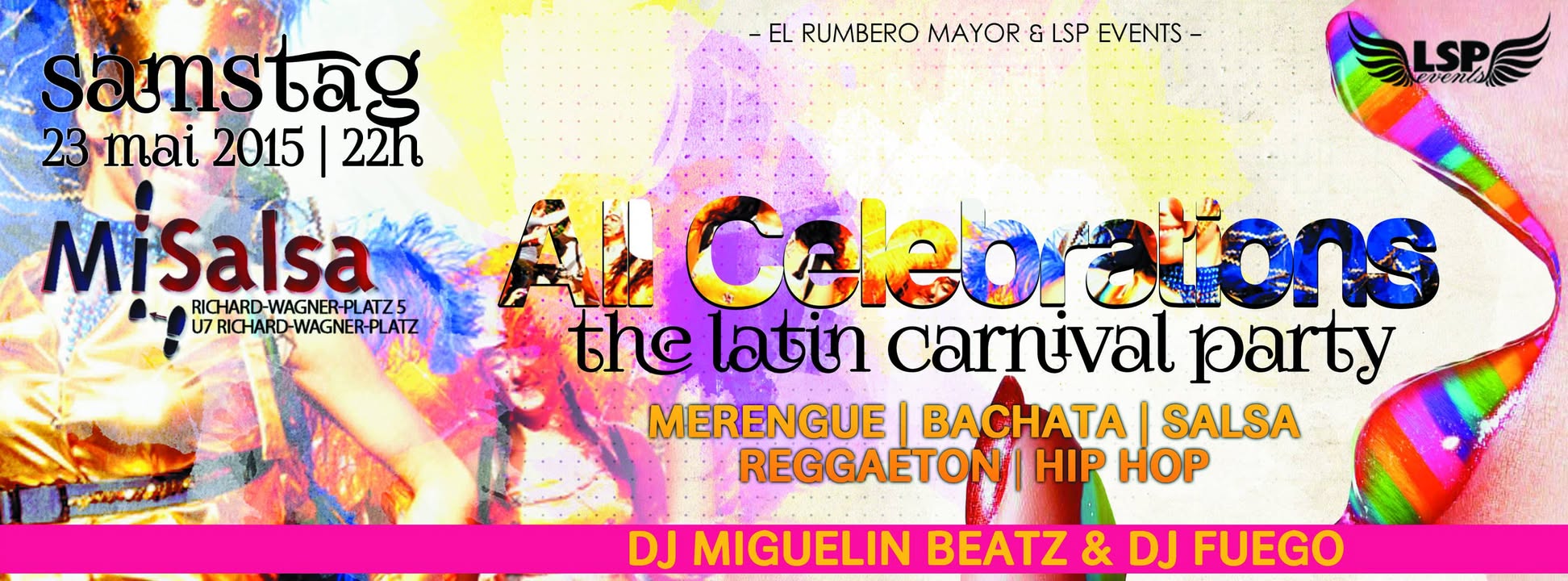 Karneval Der Kulturen 2015 'All Celebrations' The Latin Carnaval Party 2015 Saturday 23. May 2015