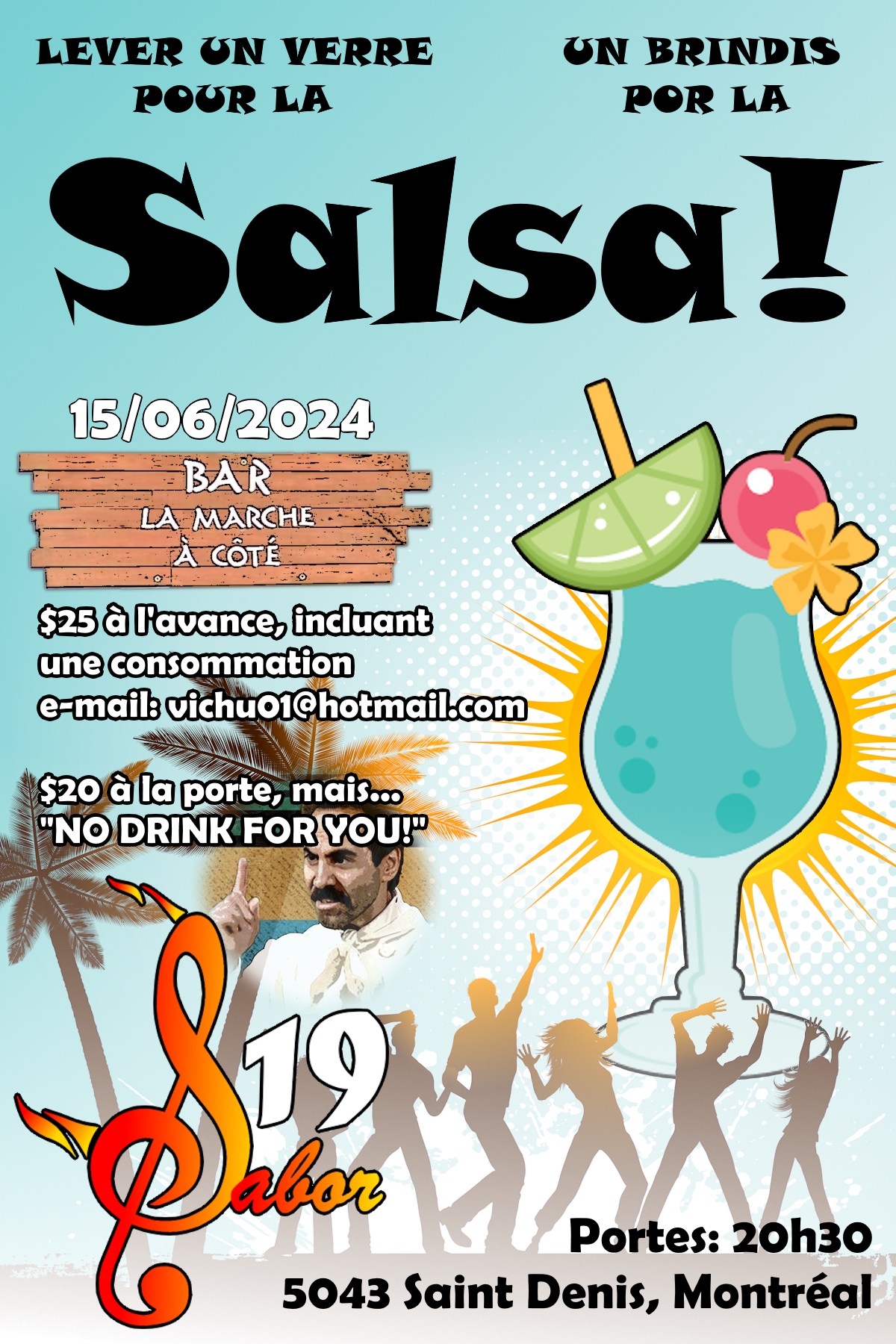 Un brindis por la salsa!