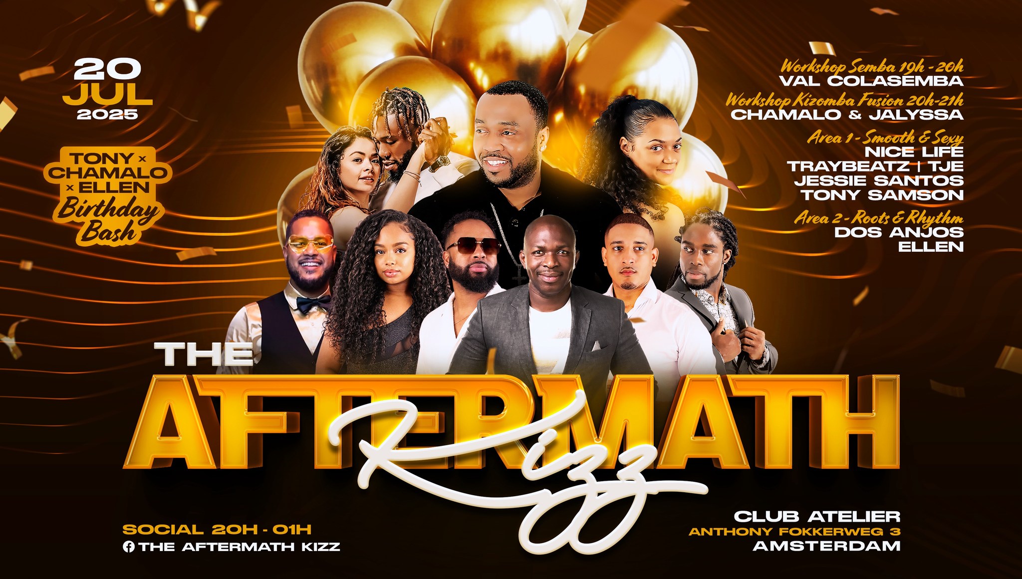 The Aftermath Kizz Social 2 Areas_UrbanKiz & Semba - B_Bash π