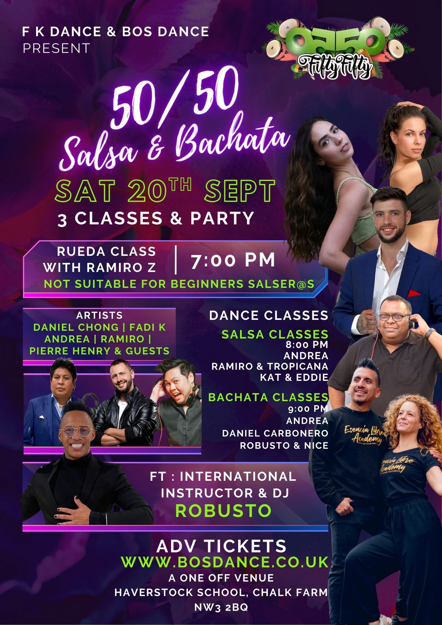 5050 Salsa & Bachata: Haverstock School