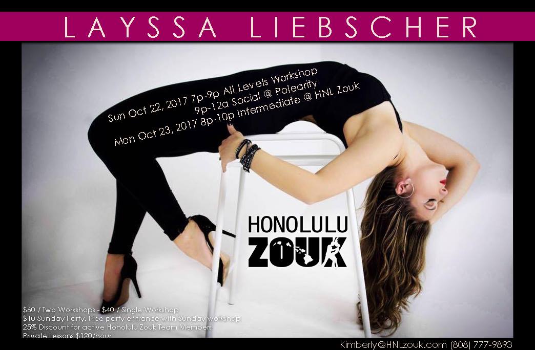Layssa Liebscher Honolulu Zouk Weekend 10 22-10 23