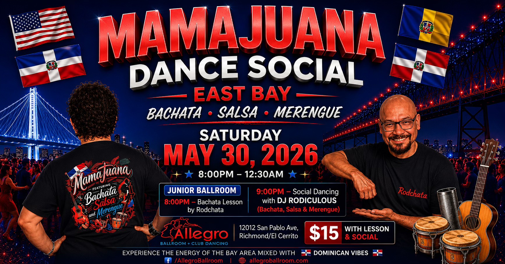 Bachata Party @ Allegro May 30th