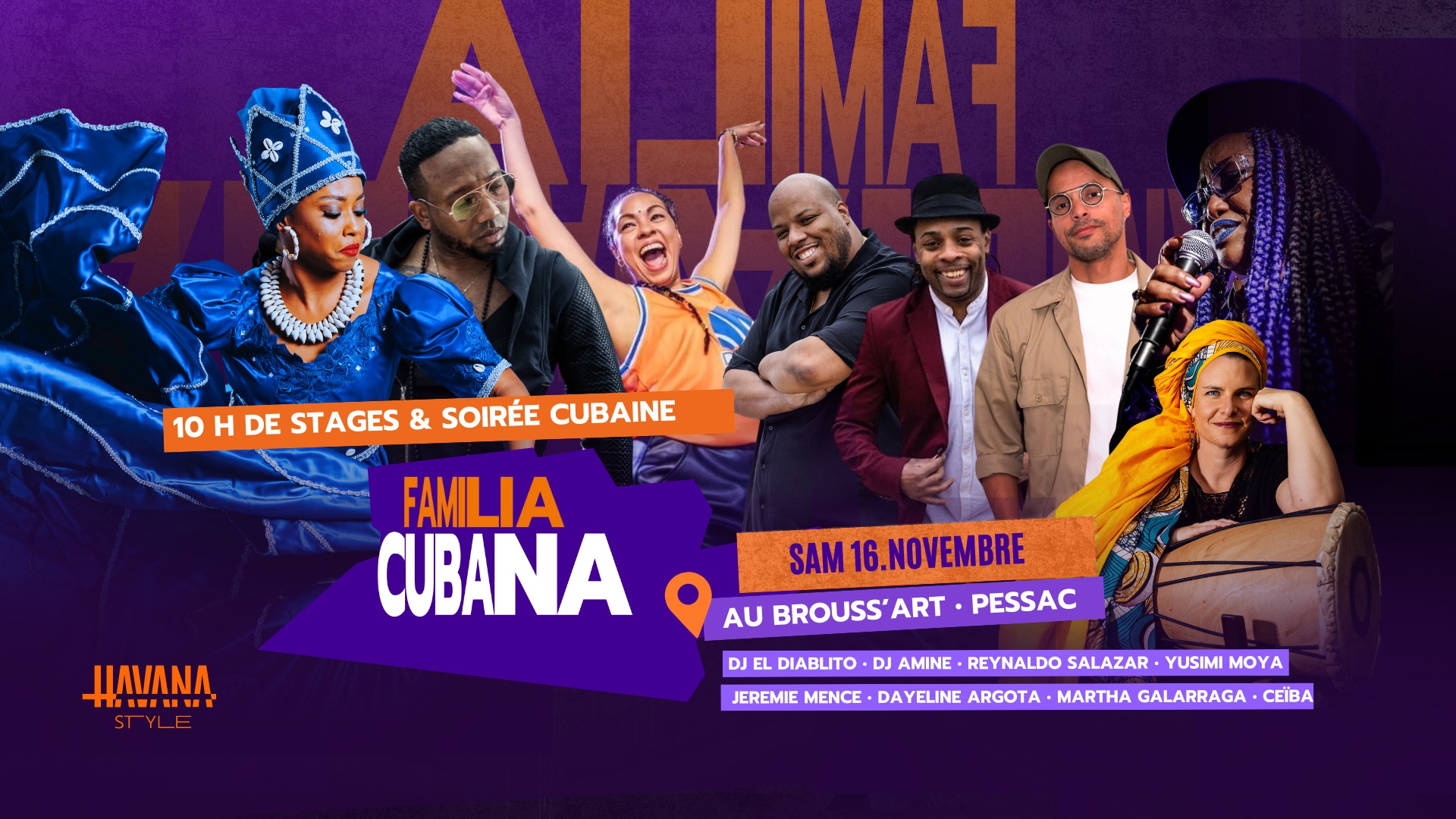 A la familia cubana - stage et soirée - Havanastyle