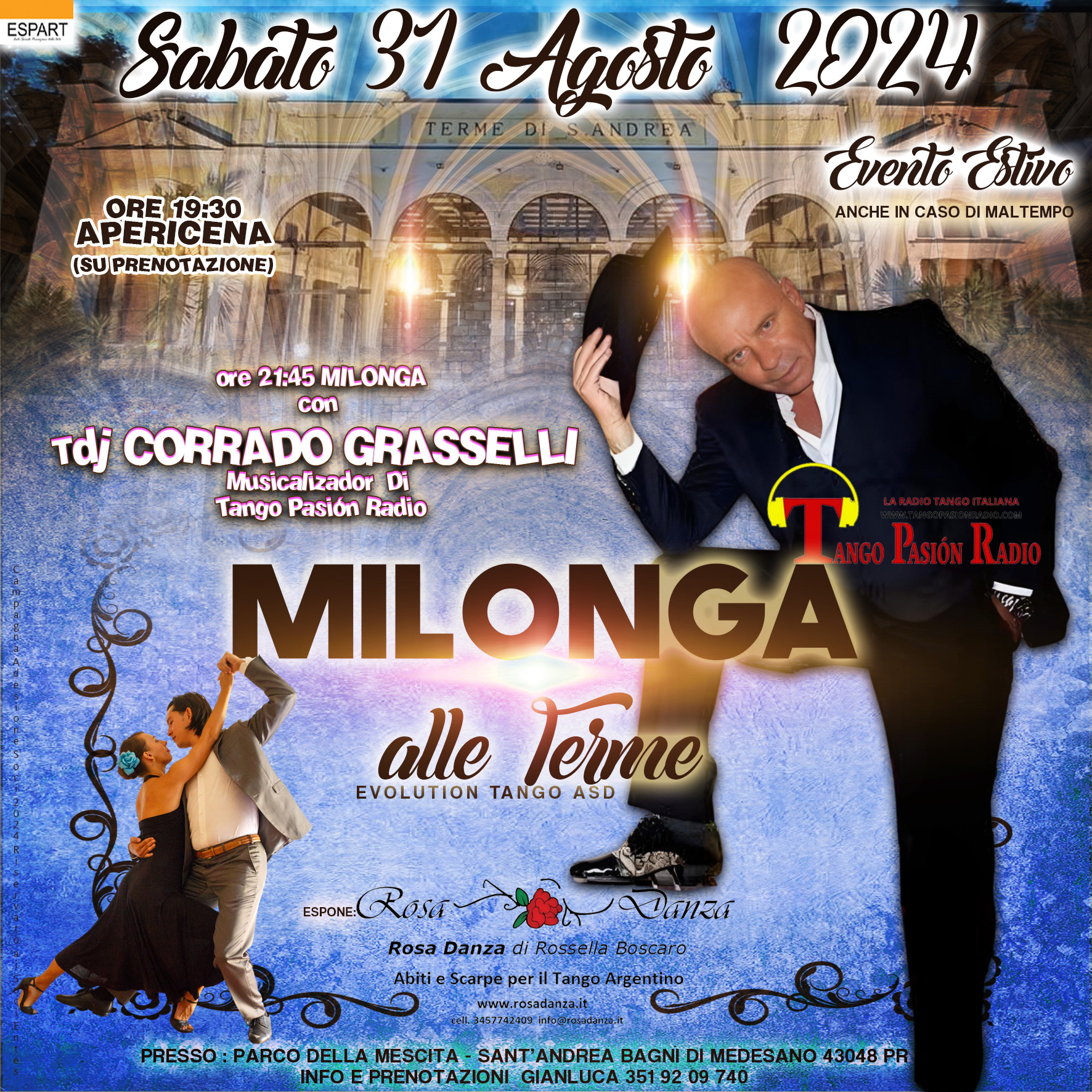 TANGO ARGENTINO - MILONGA ALLE TERME 2°EVENTO