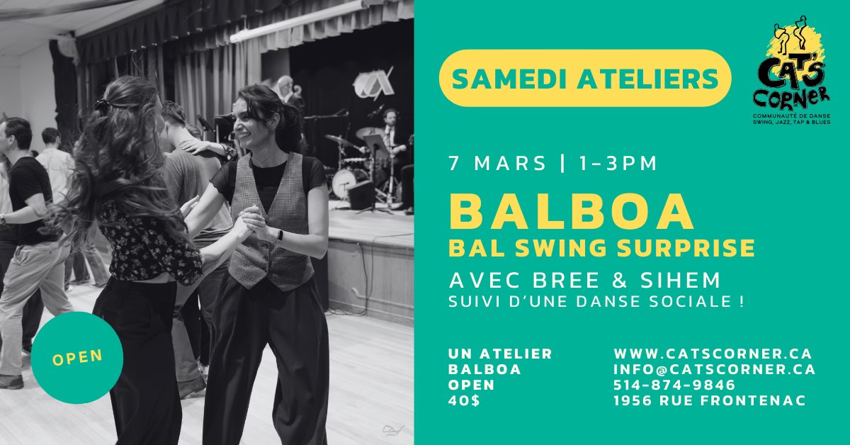 Atelier BALBOA - bal swing surprise