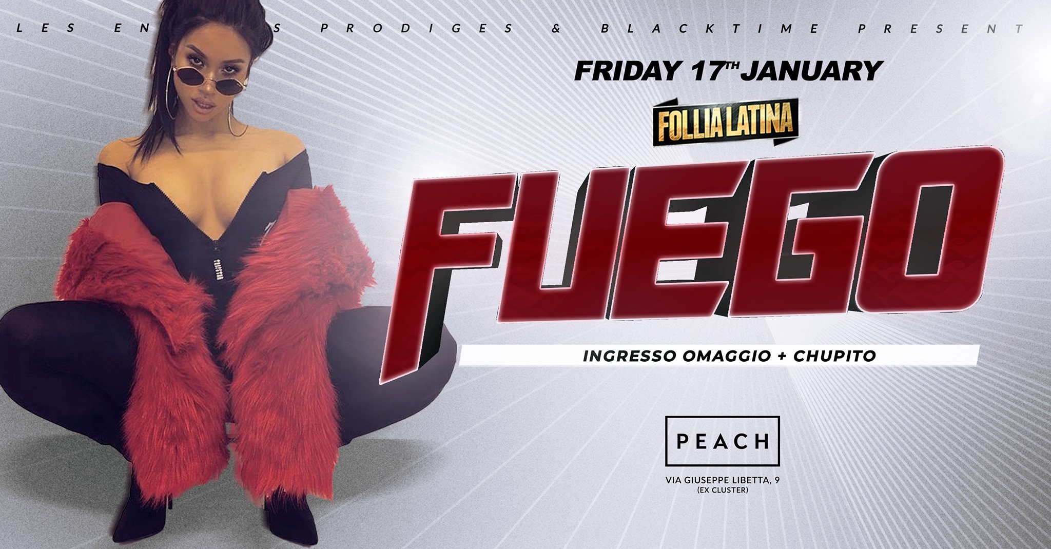 Peach Club • Follia Latina Fuego • Venerdi