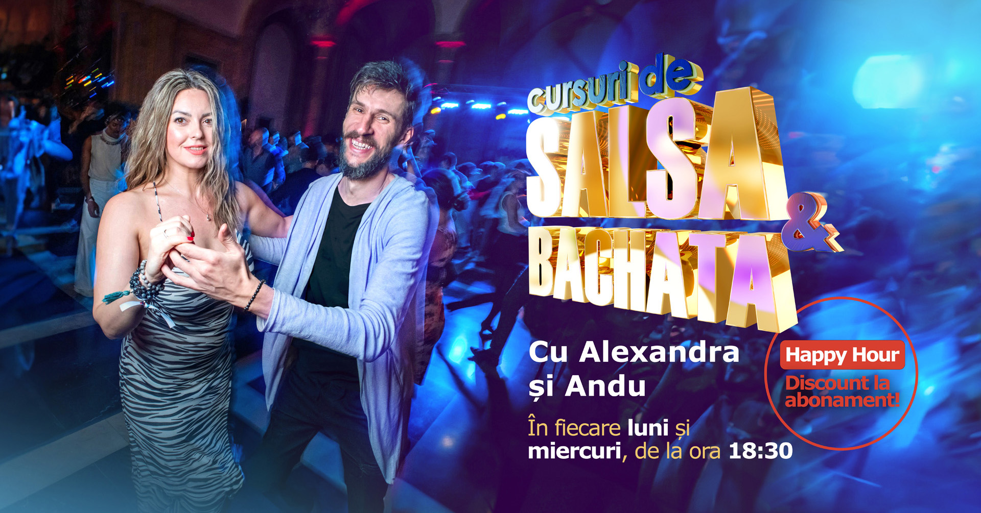 Cursuri de Salsa si Bachata - Happy Hour - nivel incepator