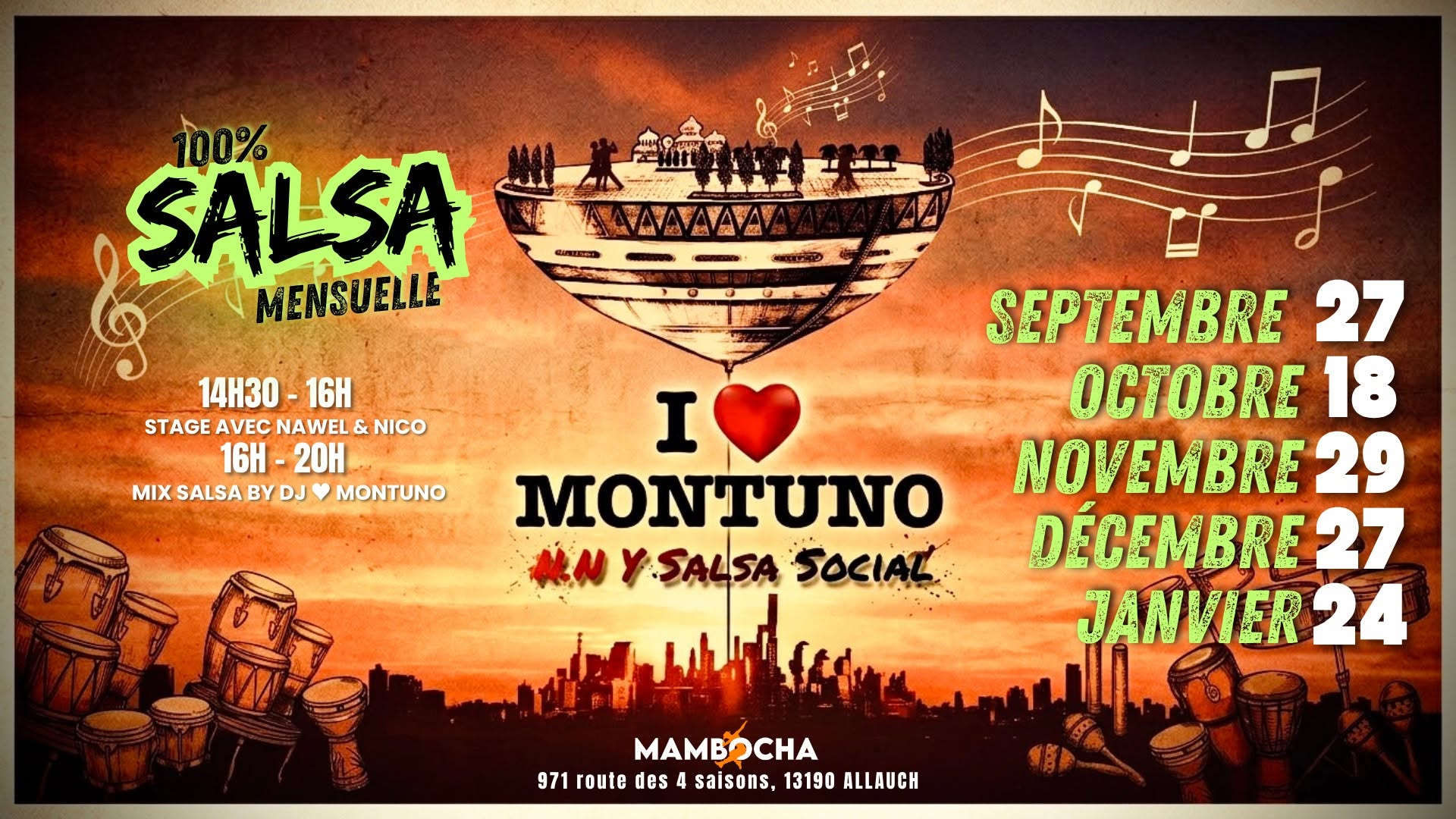 SALSA SOIRÉE ILOVEMONTUNO