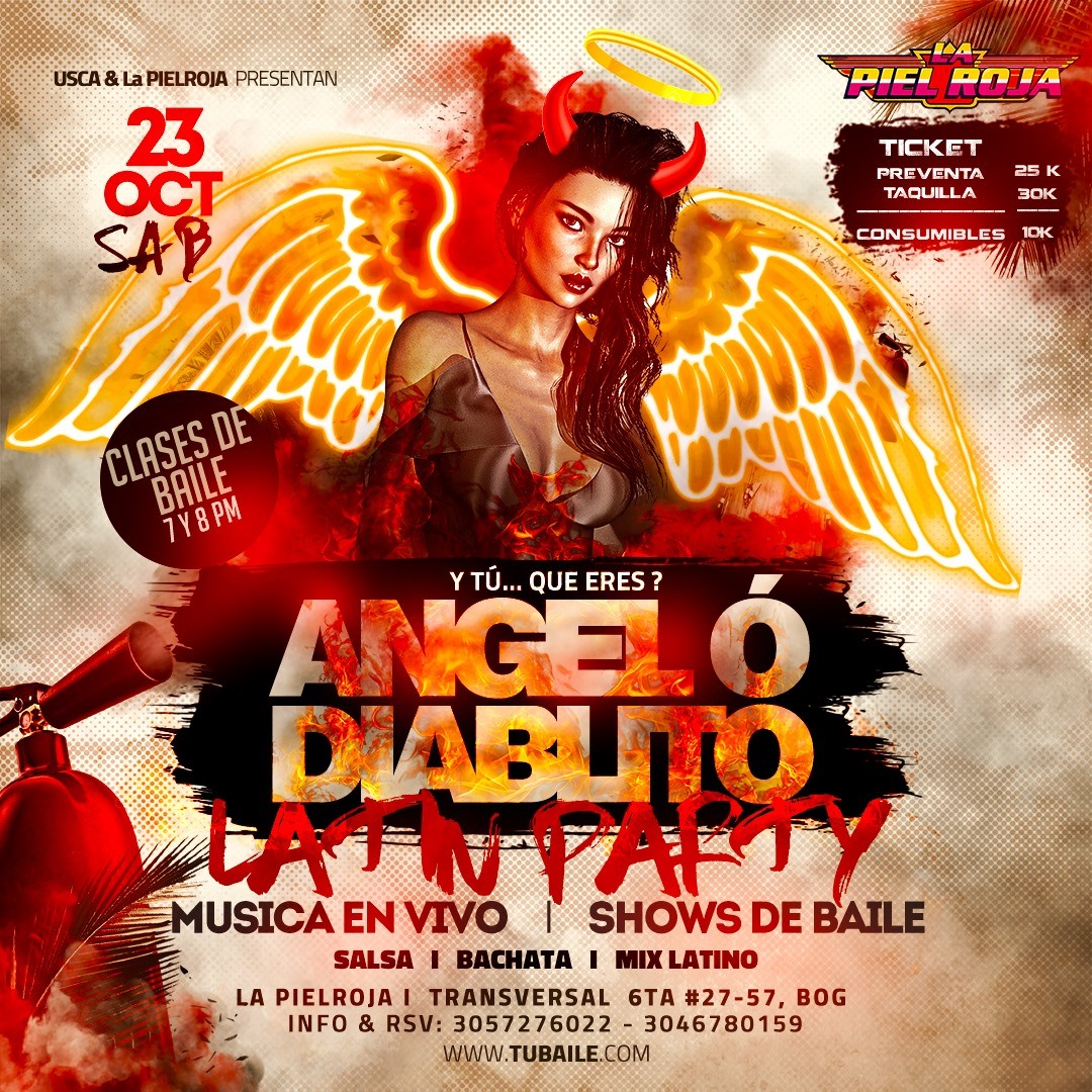 Ángel o Diablito - Bailoween Salsero Bachatero
