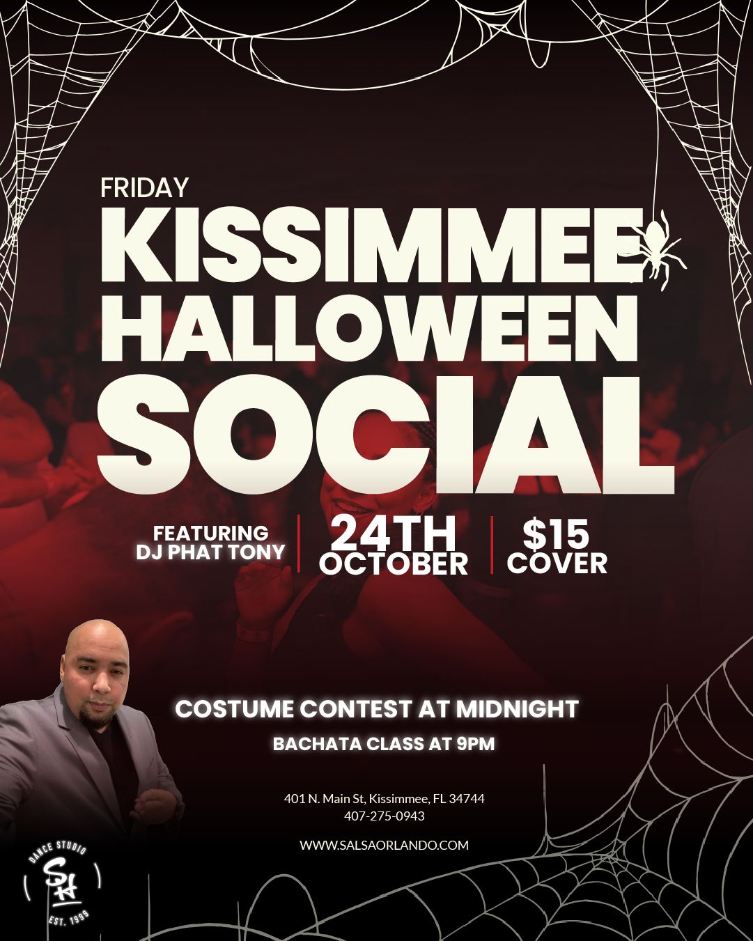 Friday Halloween Social DJ Phat Tony ππͺ©π
