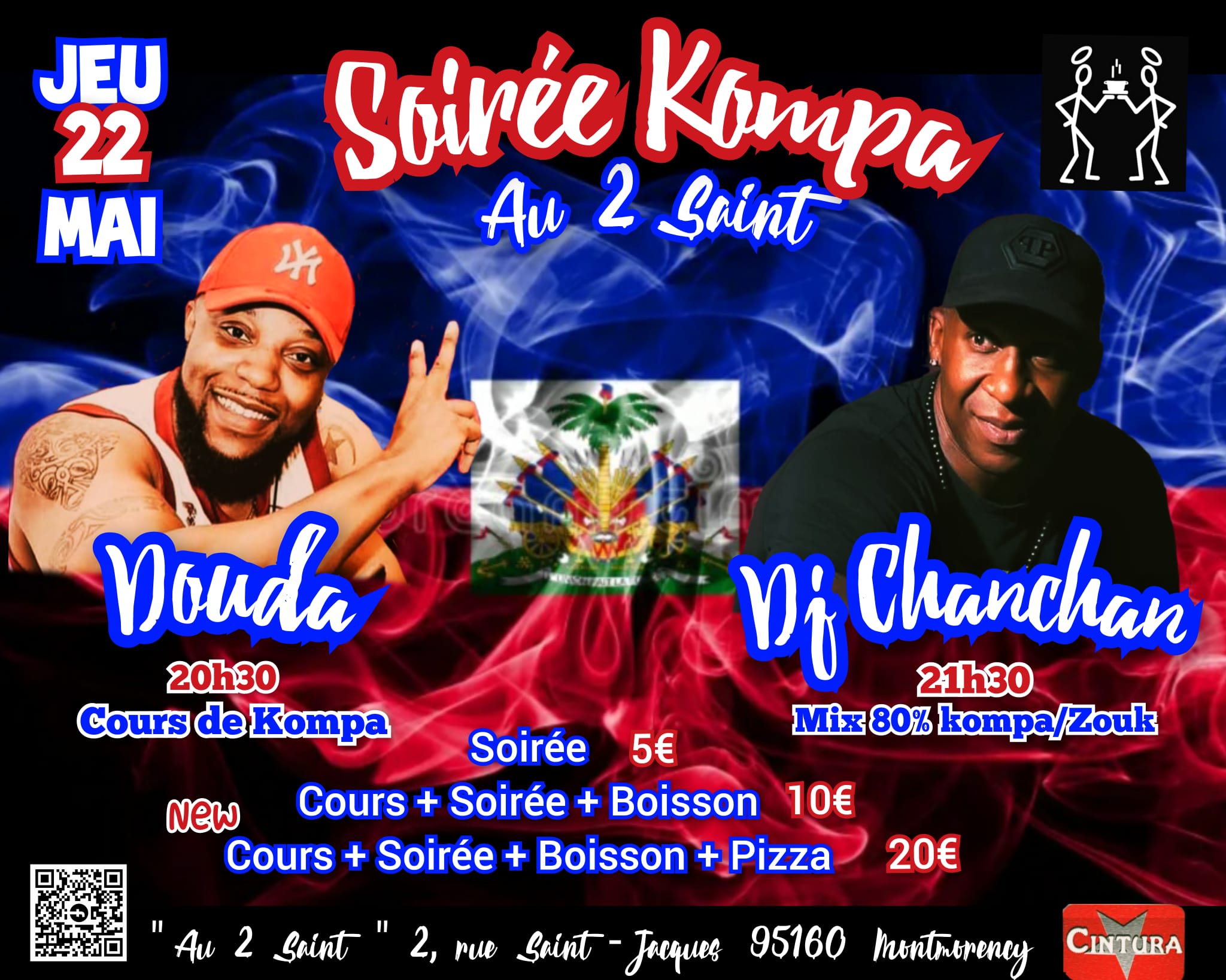 DJ CHANCHAN : Mensuelle Zouk Kompa Au 2 Saint