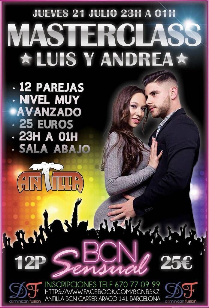 Bachata Masterclass with Luis & Andrea (Advanced level)