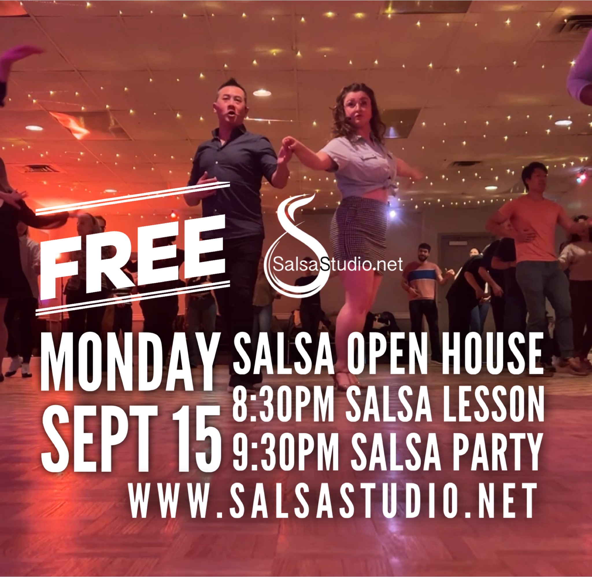 Salsa Open House FREE lessons Monday September 15