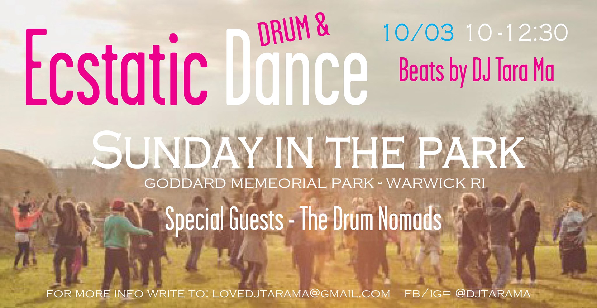 Ecstatic Dance Sunday in the Park