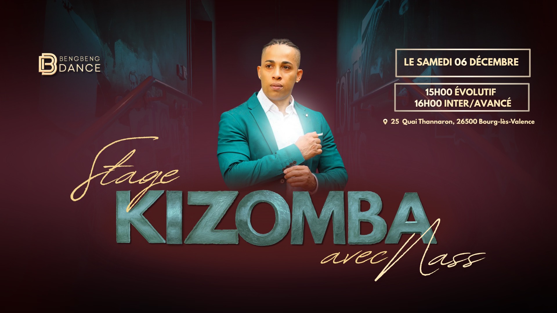 Kizomba Experience avec NAS Niveau Évolutif à Avancé
