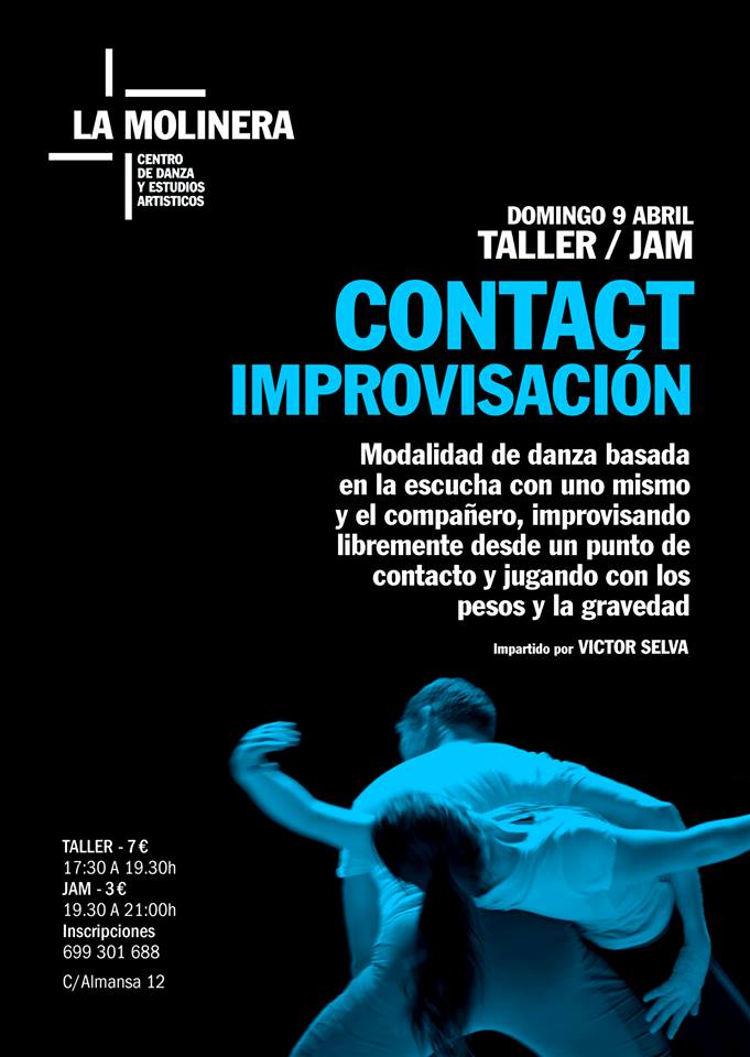 Taller de Contact improvisación + jam (espacio abierto )