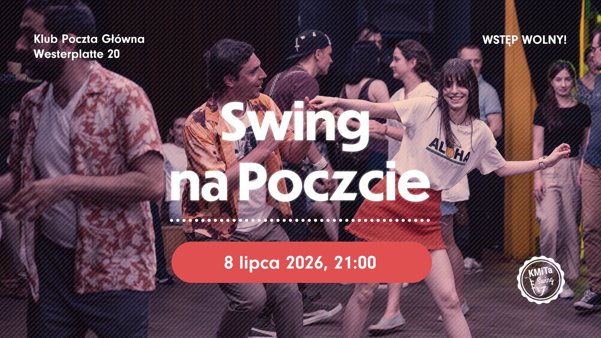 🌴 Swingowa potańcówka na Poczcie 🌴 08.07