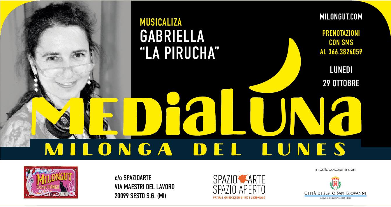 Milonga Medialuna -musicaliza Gabriella "la pirucha" Marchesi