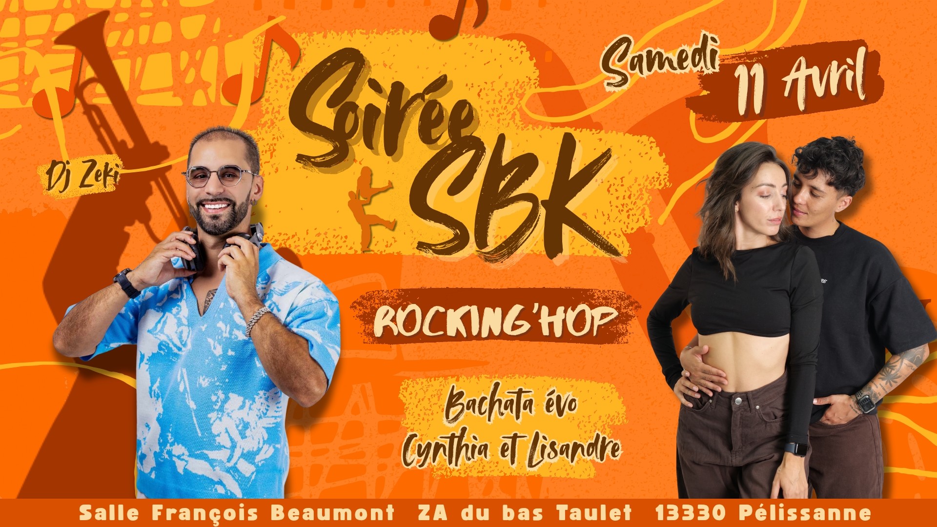 Soirée SBK samedi 11 avril à Rocking'hop