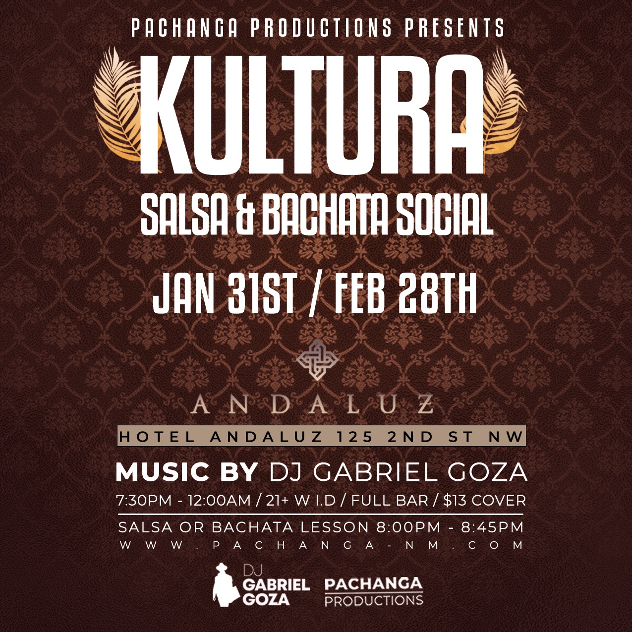 KULTURA - Salsa & Bachata Social @ HOTEL ANDALUZ!