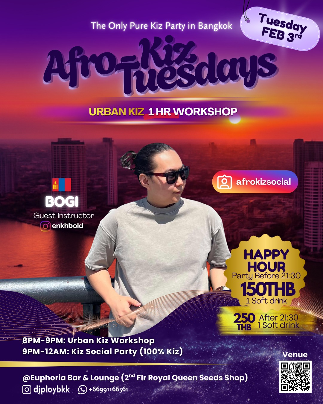 Afro-Kiz Tuesdays Urban Kiz Special β¨