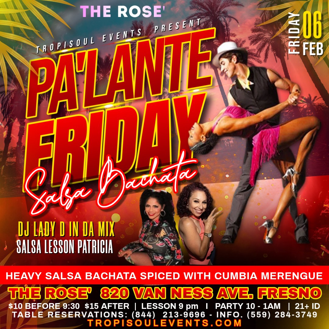 Pa'Lante Friday Latin Party