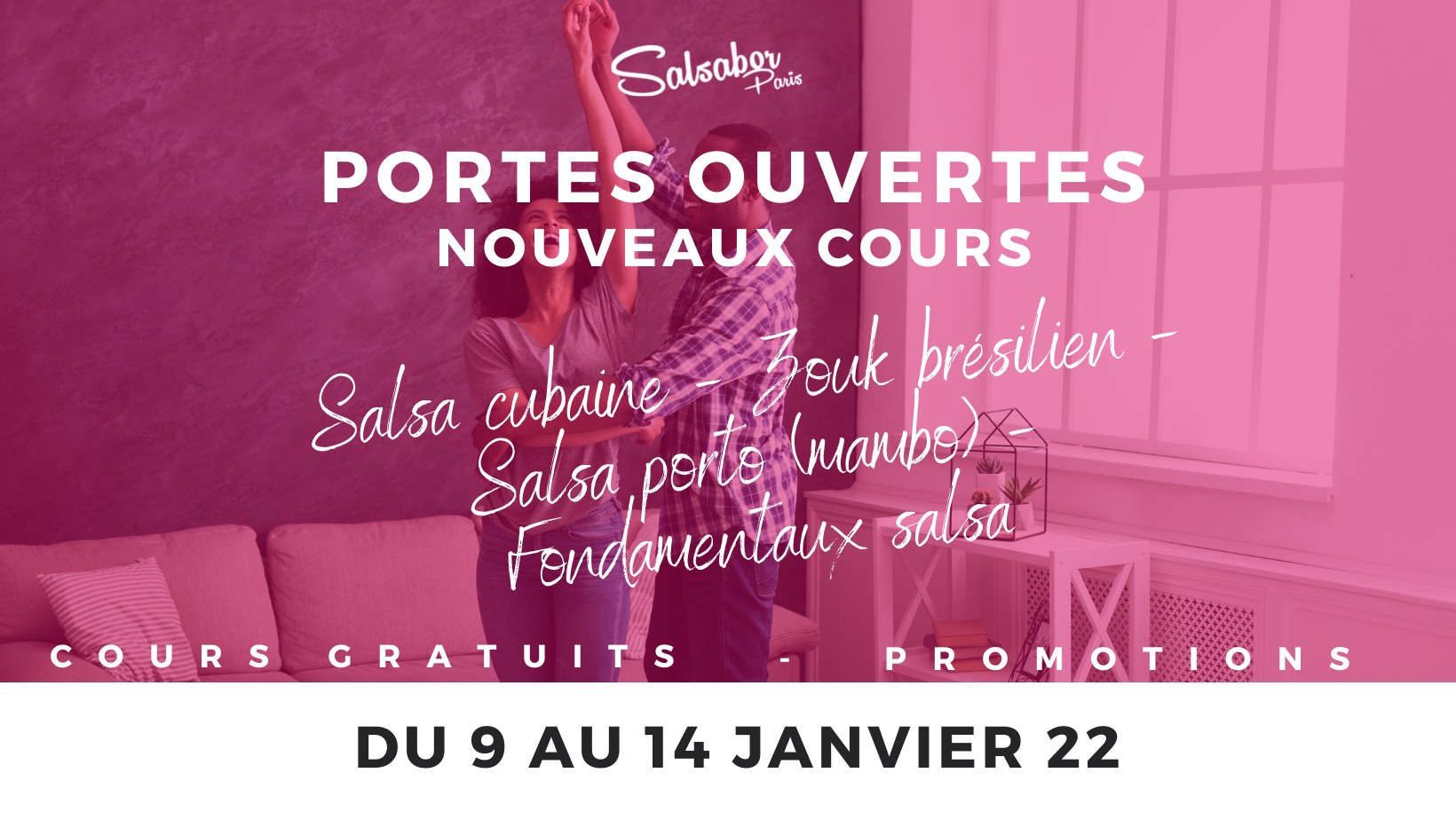 Nouveaux cours et Portes OUVERTES