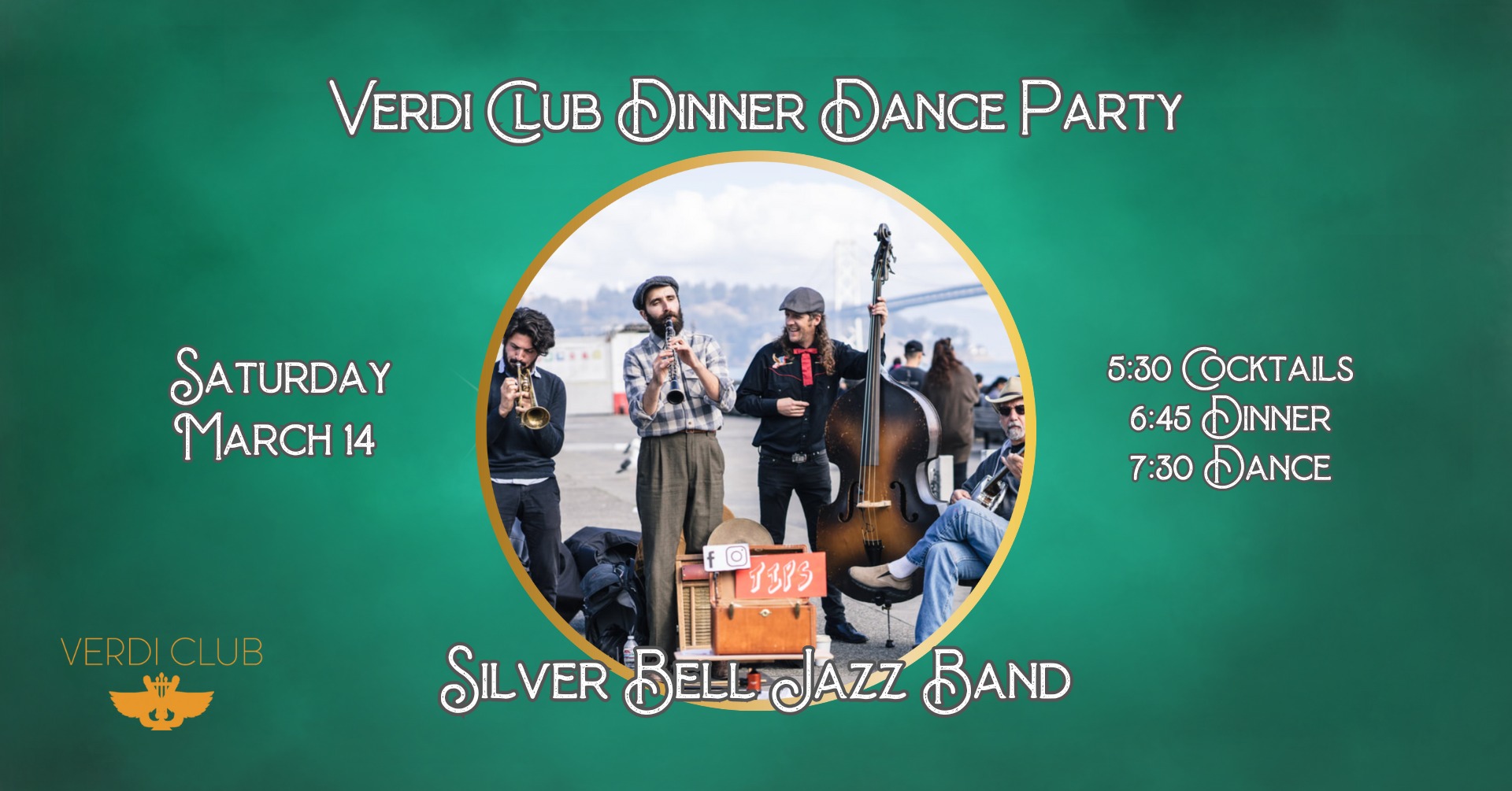 Dinner Dance Party w Silver Bell Jazz Band