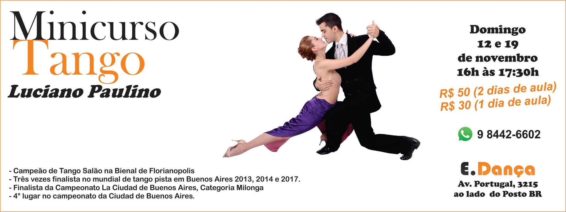 Minicurso de Tango com Luciano Paulino