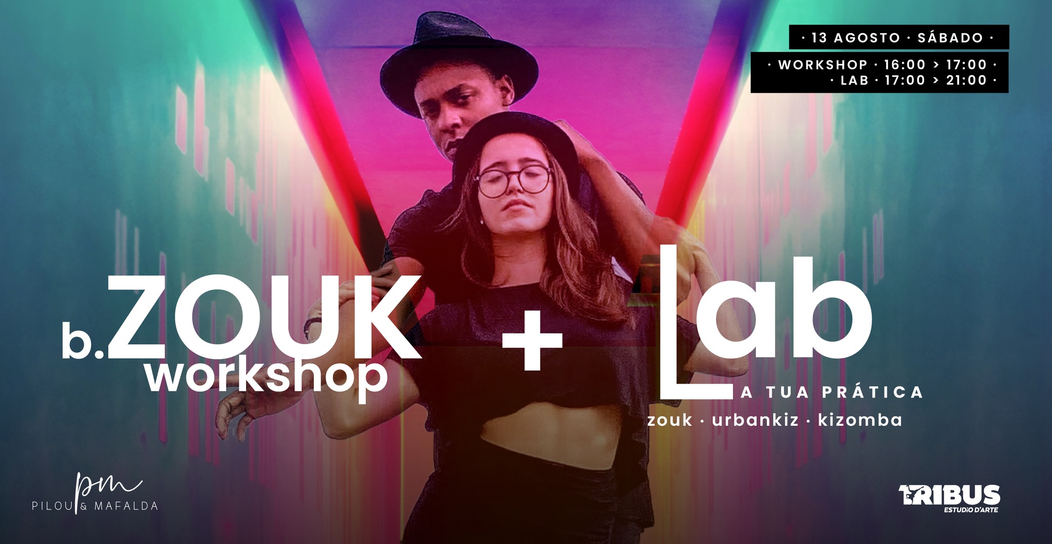 b.Zouk Workshop + Lab . A tua Pratica @ 13 Agosto