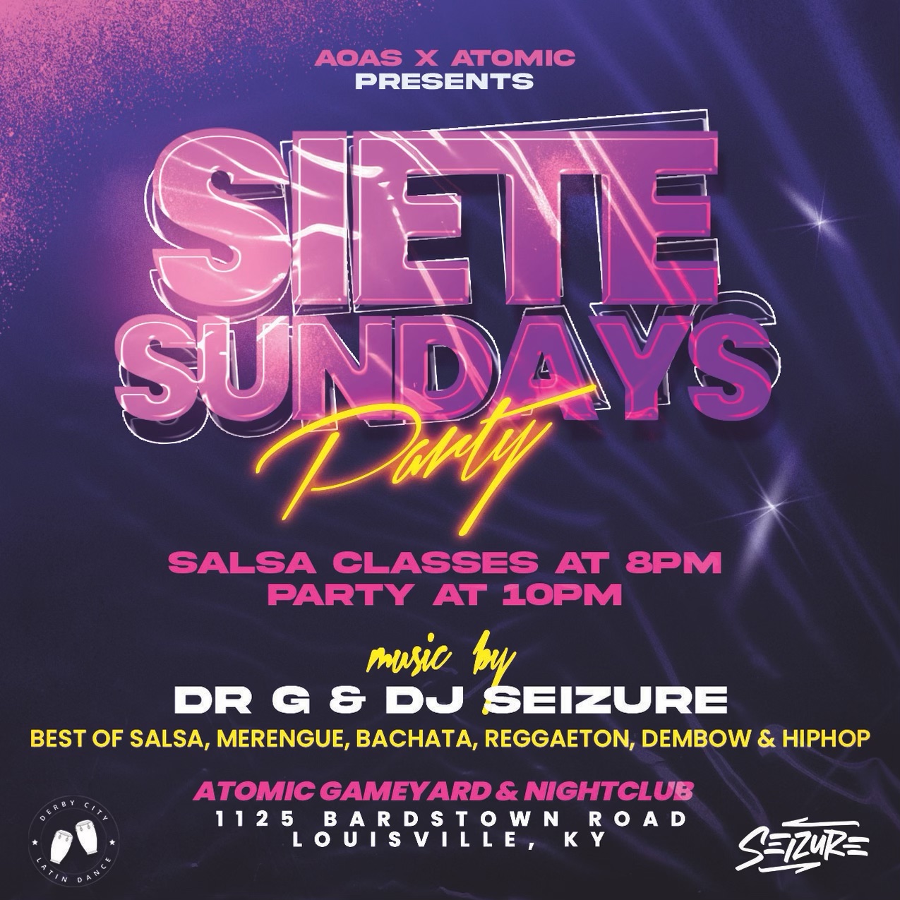 Siete Sundays Salsa & Latin Night