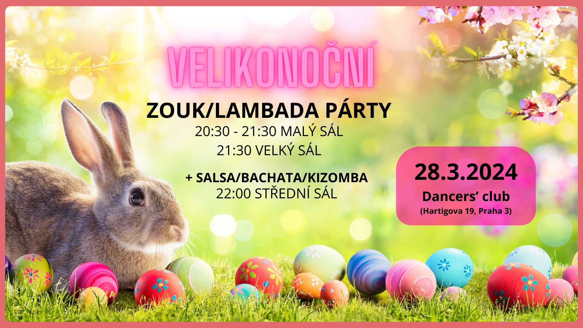Velikonoční ZOUK a LAMBADA párty v DC