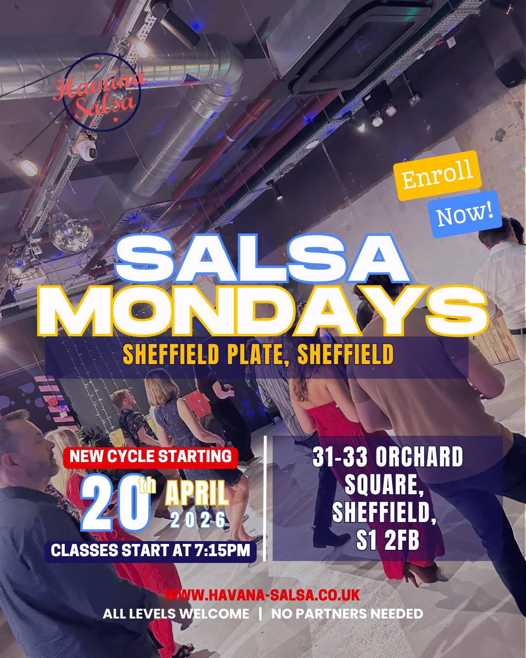 Havana Salsa Classes Sheffield ππΊ Beginners Welcome Join the Club