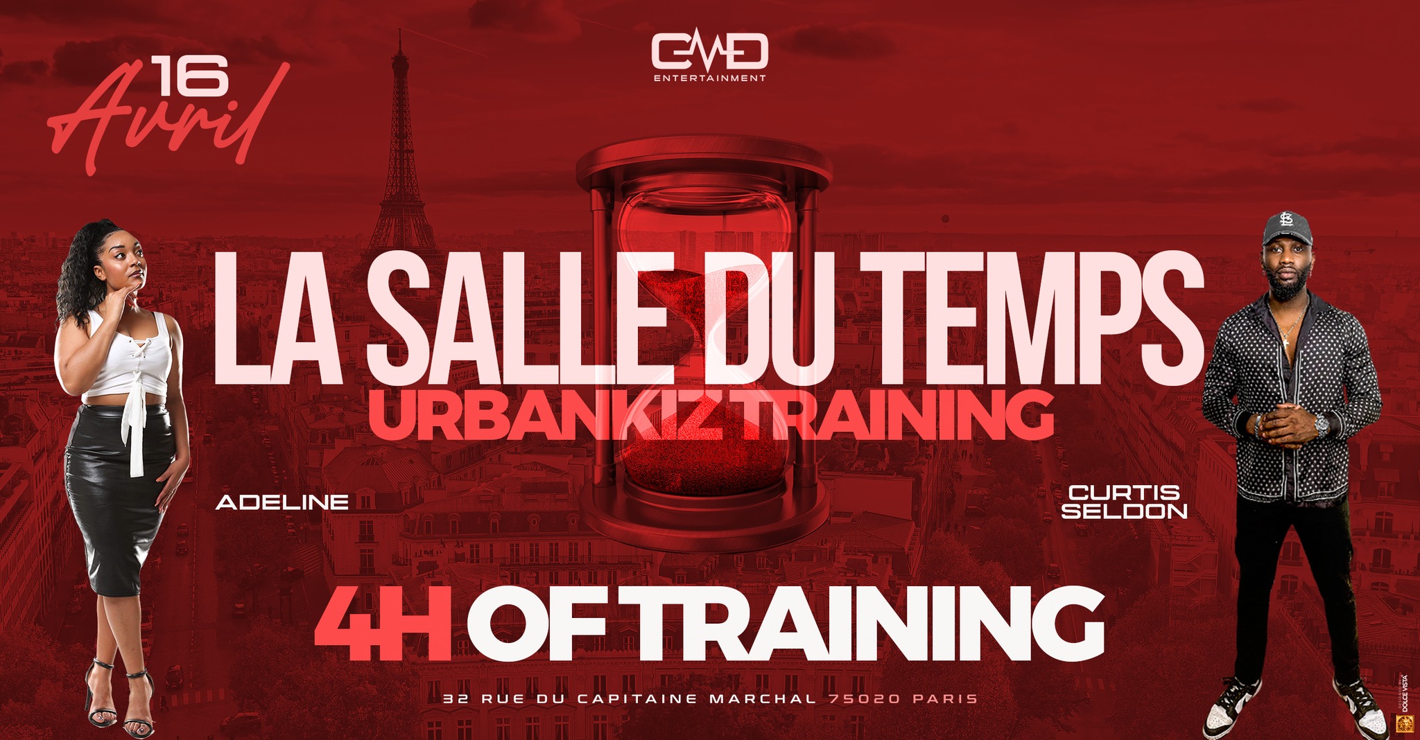 La salle du Temps Urbankiz Traning - Curtis & Adeline
