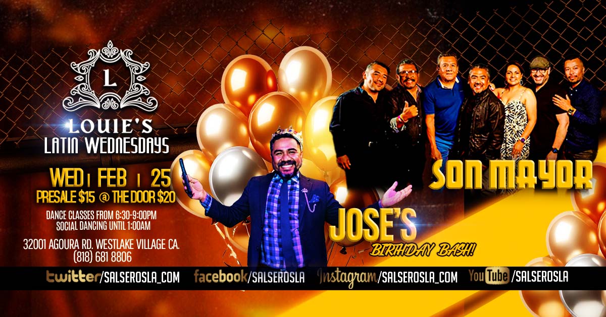 Son Mayor Live at Club Louie's celebrating Jose Hernandez' bday bash!