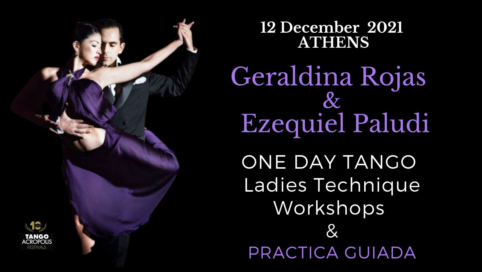 Geraldina Rojas & Ezequiel Paludi -ONE DAY WORKSHOPS