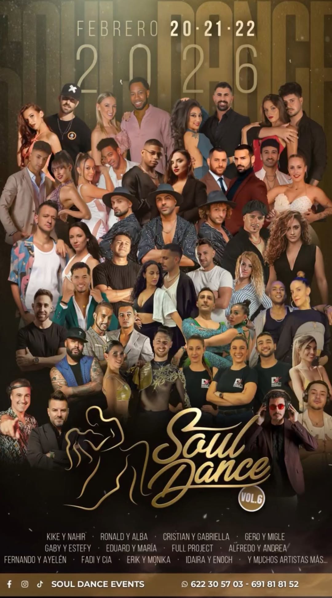 SoulDance Vol.6 2026 - Salsa, Bachata y Kizomba - Ven con Elsa y sergi