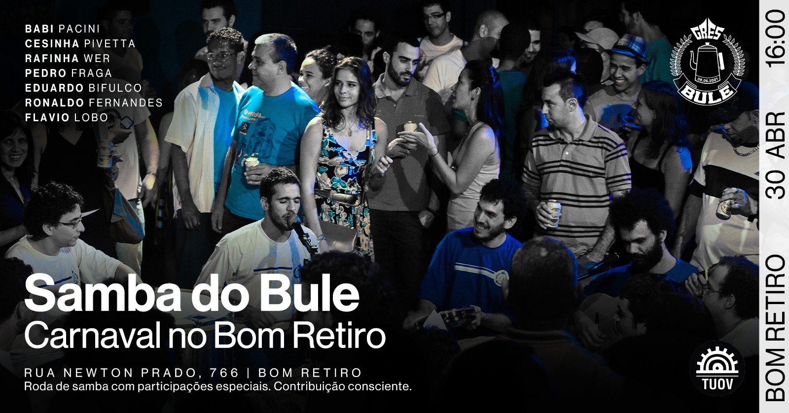 Samba do Bule Carnaval no Bom Retiro