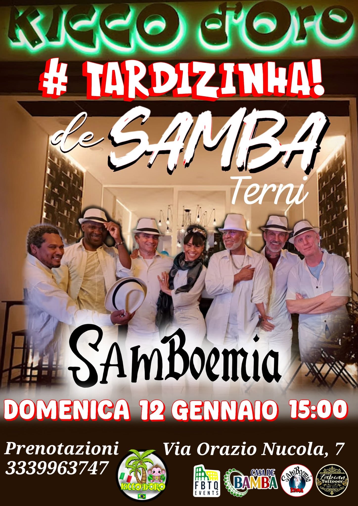 DOMINGUEIRA DE SAMBOEMIA NA UMBRIA!