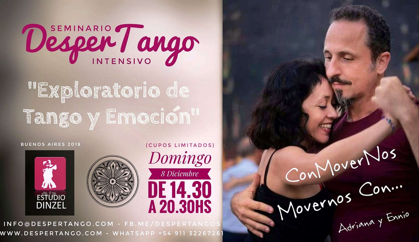 "Exploratorio de Tango y Emoción" Seminario Intensivo