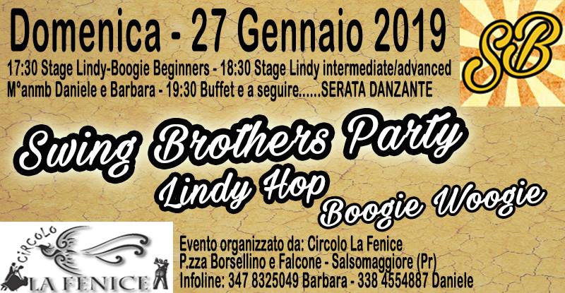 Swing Brothers Party - Lindy & Boogie - Stage Aperitivo Ballo