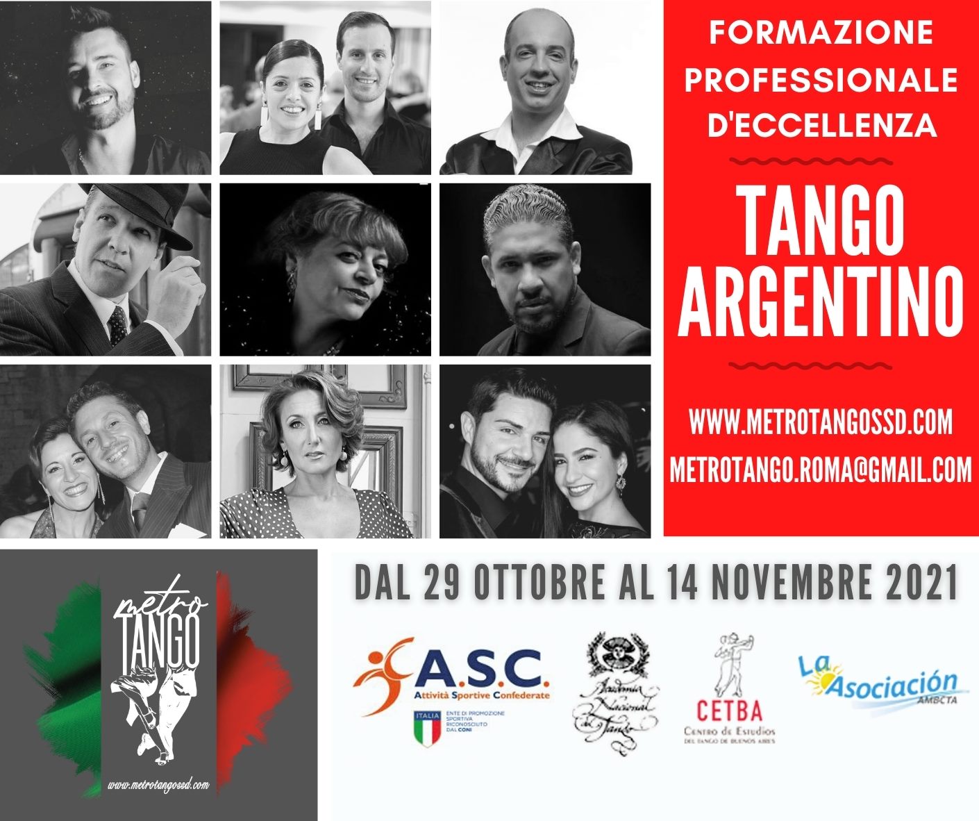 FORMAZIONE PROFESSIONALE D'ECCELLENZA - TANGO ARGENTINO