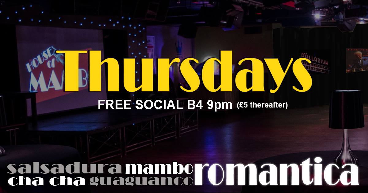 Thursdays Salsa - New Night in Watford