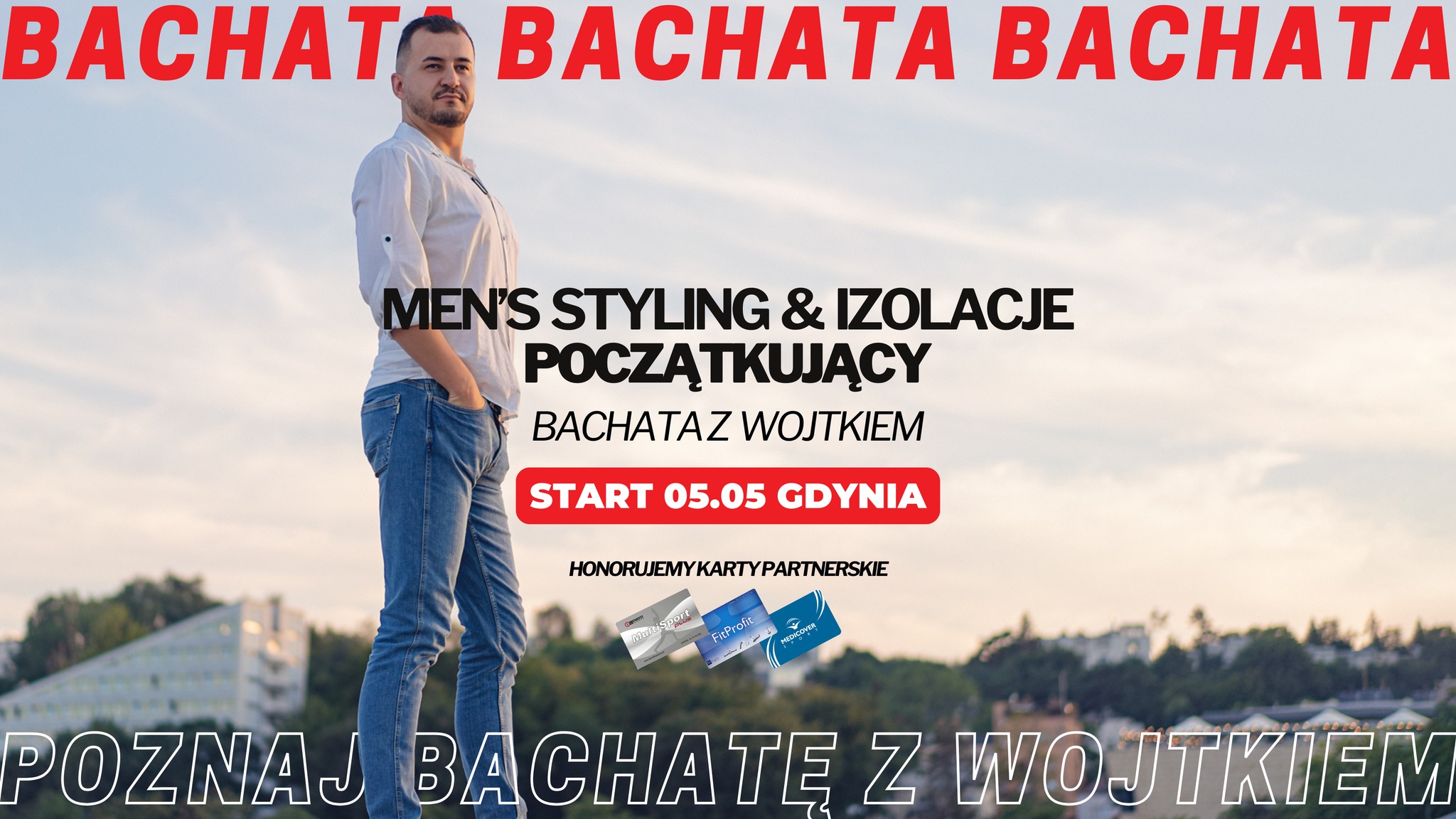 Bachata Men's Styling & Izolacje z Wojtkiem Gdynia, Energy Club START 05.05.2025