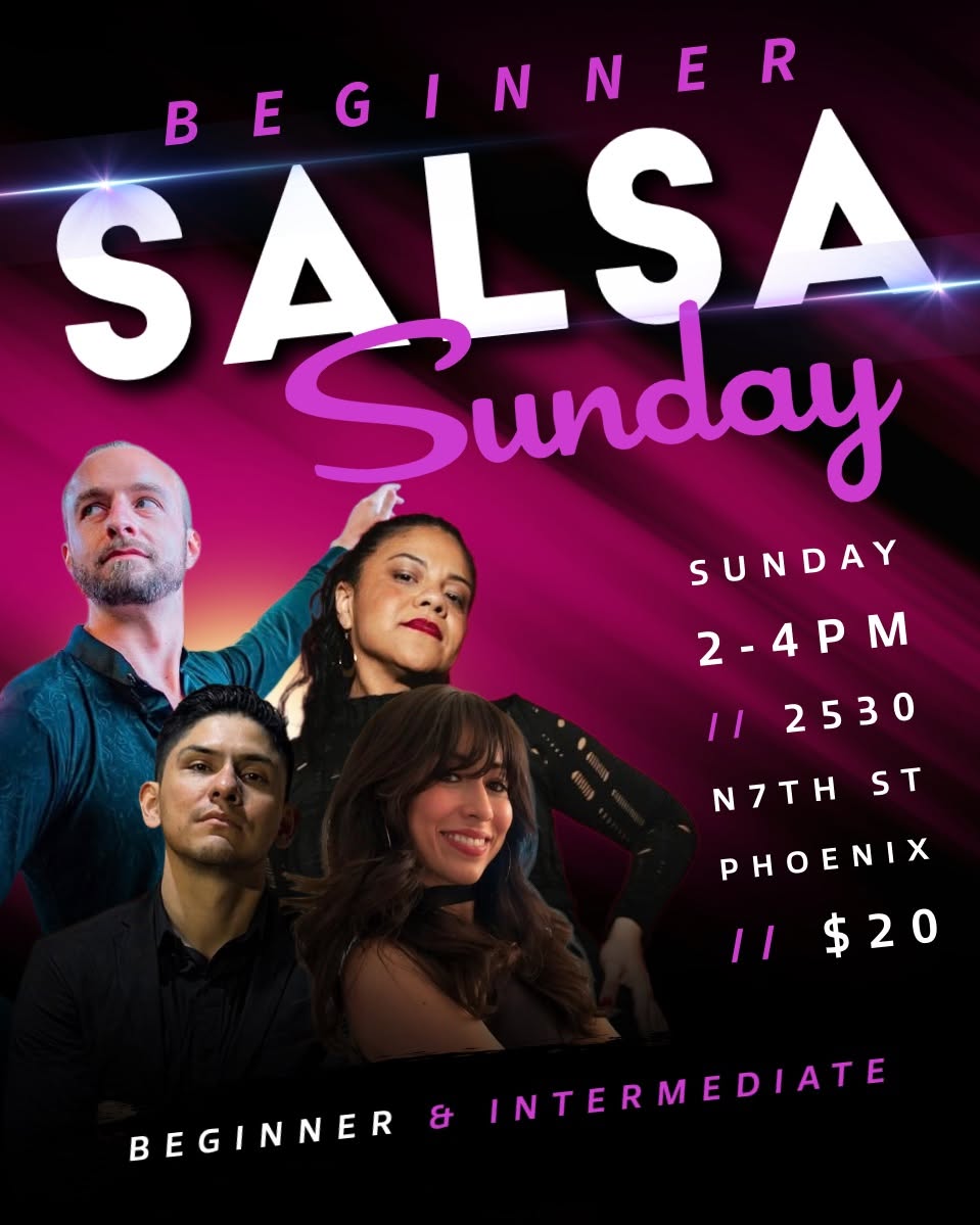 Sunday Beginner Salsa with Phoenix Salsa!