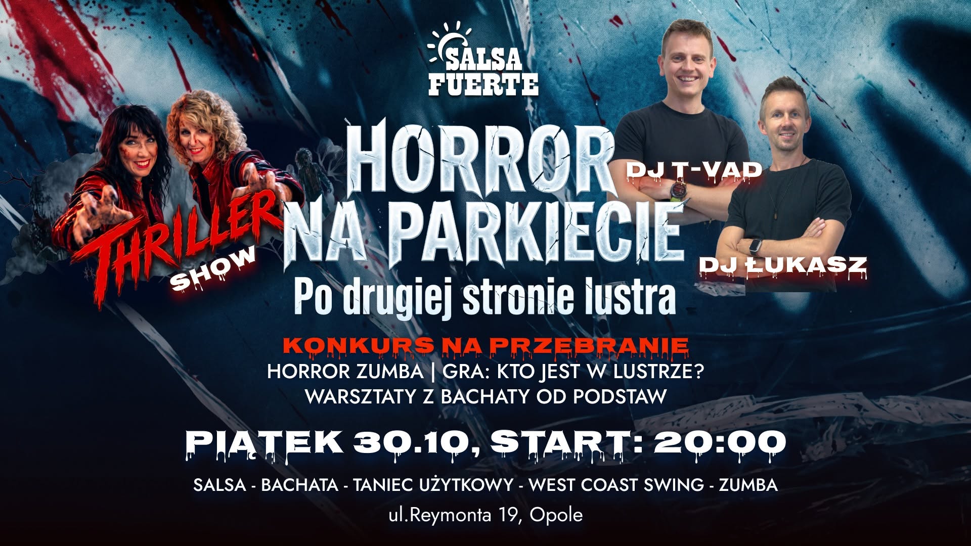 👻 HORROR NA PARKIECIE. Po drugiej stronie lustra 👻 30.10 START:20:00